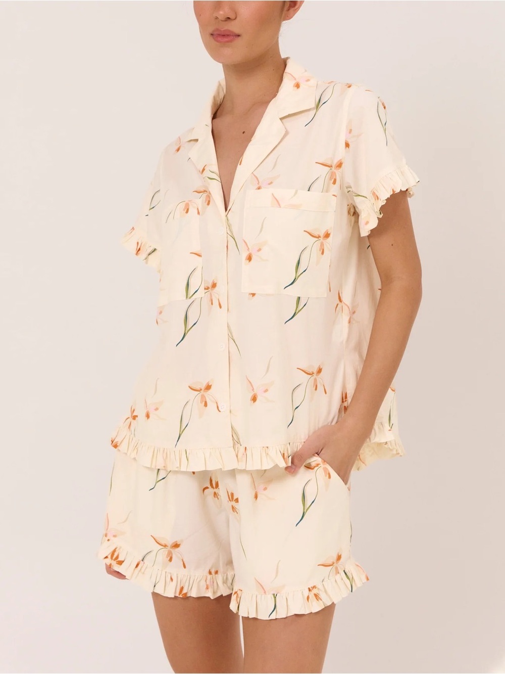 Piyama Felicity Frill Set Pajama Set Cotton Modal Lily